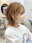 小顔効果◎大人可愛い【韓国風くびれヘア】