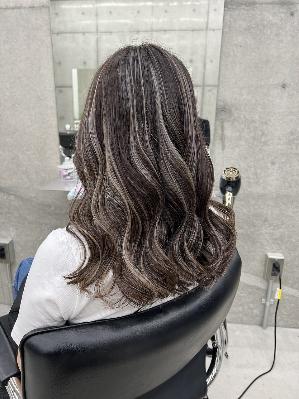 yori しっとりレイヤードロンT 38 ライトグレー 新品】yori しっとりレイヤードロンTee 38 ライトグレー