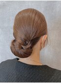 【ルクールヘアー齋藤拓郎】シニヨンまとめ髪シンプルスタイル♪