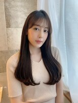 プアメリア 名古屋(Puamelia)&nbsp;ブリーチなしダブルカラー×韓国★レイヤーロング[名古屋]