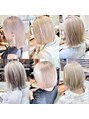 ランプ ヘアー(lamp hair)&nbsp;透明感のあるミルクティー、グレージュカラー