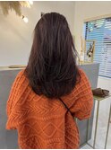 ロングレイヤー×パープルブラウン