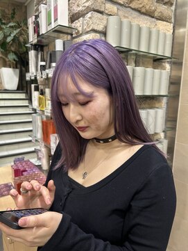 ゼスト 吉祥寺店(ZEST) 色落ちまで可愛いヘアカラー!ブルーラベンダー/吉祥寺/石橋
