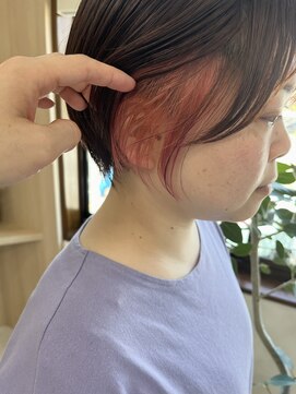 メロウ(mellow) イヤリングカラー×ピンク