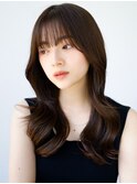レイヤーカットストレートパーマ毛先カール