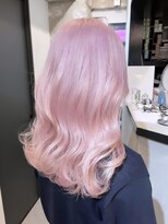 ペレ 栄店(PELE)&nbsp;デザインカラー/レイヤーカット/ウェットヘア/オリーブベージュ