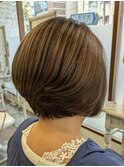 白髪ぼかし ブラウンカラー