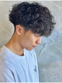 ツイストスパイラルパーマメンズパーマメンズマッシュ群馬高崎