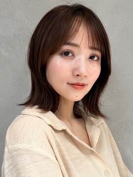 ガーデンヨコハマ(GARDEN YOKOHAMA) ボブルフタッセルボブくびれボブネビージュ小顔カット外ハネ