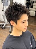 栃木メンズビジネスヘアメンズショートヘアスパイキーショート