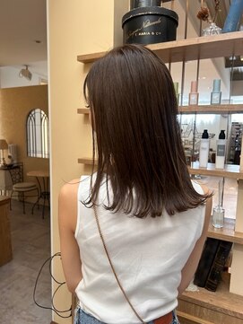 ルシュカイチマルニ(Rasca102) Rasca◇オリーブベージュ　透明感カラー　ブリーチ無しカラー