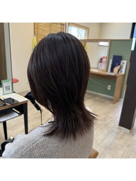 クロエバイラヴィズム 郡山さくら通り店(CLOE by LUVISM) ウルフカット・襟足長め