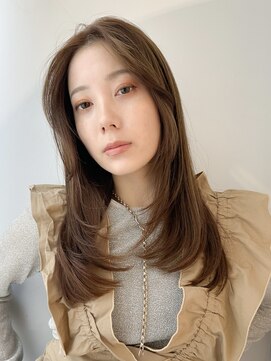 ネオリーブアイム 横浜西口店(Neolive aim) ロング 顔周りレイヤースタイル 秋カラー【横浜】k
