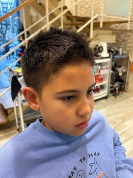 クラップス 横須賀中央店(CLAPS) ベリーショートメンズマッシュツイストパーマボウズツーブロック