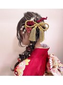 札幌平岡　ヘアセット着付け　五十嵐美穂