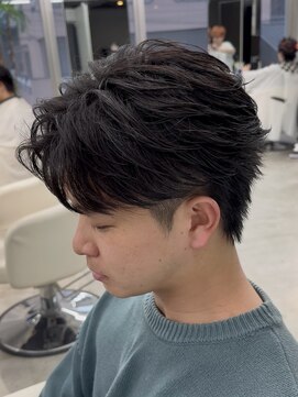 エデアンホンテン メンズサロン(EDEAN 本店 （旧：EDEAN 上通）) 熊本フェザーパーマ フェザーショート メンズヘア メンズカット