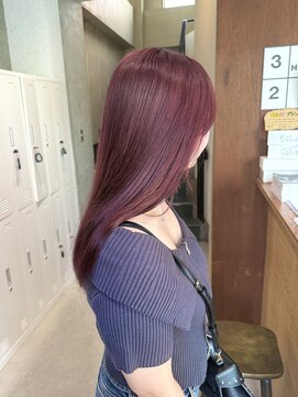 ヒカリス ヘアー 相川店(HIKARIS hair) カシスピンクカラー