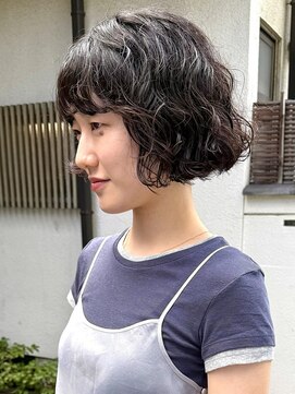 ナループロアオハナ(Nalu pu loa ohana) ボブパーマミニボブパーマフレンチボブパーマ外国人風パーマ