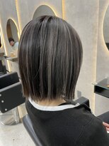 ルノン シェリー(LUNON cheliy)&nbsp;黒髪クラゲヘアーオリーブグレー小顔ココアベージュ