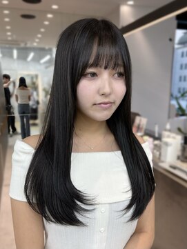 ロンドシエル 横浜(Lond ciel) 暗めカラー/韓国風巻き/レイヤーカット/髪質改善/縮毛矯正/横浜