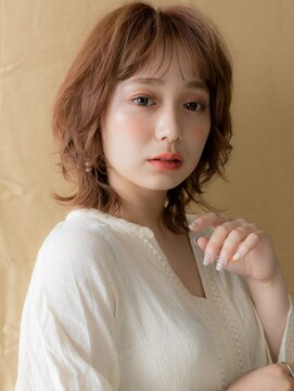 カバーヘア ブリス 志木南口駅前店(COVER HAIR bliss) 抜け感ハッシュカットミディアムレイヤーウルフX志木20代30代