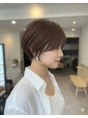 20代30代40代50代ショートボブ似合わせカット（絶壁解消）