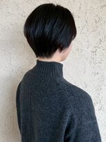 プリモ ココ 鍋島店(Primo coco.)&nbsp;ショートボブ 顔周りレイヤー 黒髪 美髪 ショートレイヤー 30代