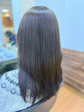 アークスヘアー 20代30代40代ハイライト透け感ブリーチロブヘアーアッシュ