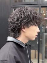 フィフスパーク(fifth PARK)&nbsp;渋谷ルーズパーマ短め緩めラウンドマッシュウルフシャドウパーマ