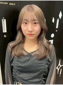 着物ヘア/大人ガーリー/ダークアッシュ/似合わせカット/渋谷