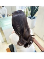 フォルテ 榛原パームス店&nbsp; 大人ガーリーダークアッシュ似合わせカットミディアムレイヤー