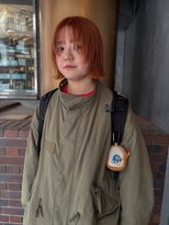 ムク(MUKU)&nbsp;ラフなボブオレンジ