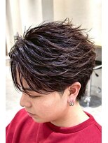 アイトーキョープラスシー 横浜(AI TOKYO+Sea)&nbsp;MEN’S横浜/センターパート/フェザーパーマ/毛流れパーマ/高島町