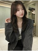 レイヤーカット　レイヤー　前髪カット　顔周り　韓国　立川