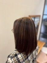 トイロ(toiro)&nbsp;レイヤーカットミルクティーベージュブリーチなしダブルカラー