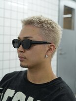 ヘア アトリエ ホロウ 堀江(HAIR ATELIER HOLLOW)&nbsp;ブロンドスパイキーショート
