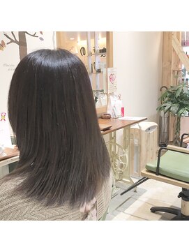 ナノハナ 鹿沼で唯一本格ヘッドスパが出来る美容室　サラサラストレート