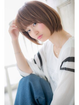 モッズ ヘア 福岡姪浜店(mod's hair) 顔を包むサラツヤボブb