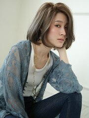 大人女性☆アッシュ×マットロングstyle