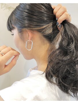 パークサロン(PARK salon) 黒髪にインナーハイライト