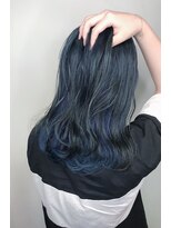 フロート 小阪店(float)&nbsp;ブルーカラー_厚めバング,ローライト,デザインカラー