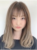 ☆シースルーバング サイドバング ローレイヤースタイル☆