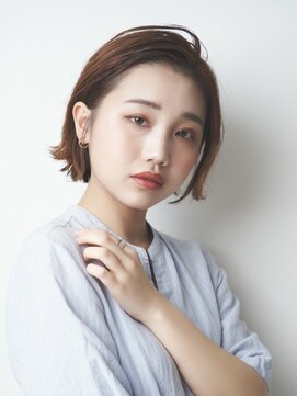 コムマティス 恵比寿ガーデンプレイス(Comme Matisse) ボブ/カーキグレージュ/大人かわいい[恵比寿/恵比寿駅]