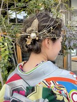 ヘアセット×ハイライトカラー