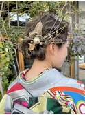ヘアセット×ハイライトカラー
