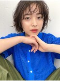 kico☆グレーベージュ×チャコールグレー×ボブショート
