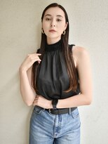 ブゾン(buZon)&nbsp;耳掛けスタイリッシュストレート×大人ロング