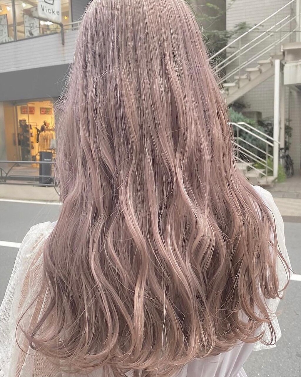 ピンクミルクティーベージュ：L176708210｜ペレ 栄店(PELE)のヘア