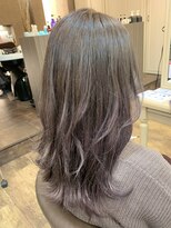 アルターリール(aL ter Rire)&nbsp;ラベンダーグレージュ/ロングレイヤー/福原遼華