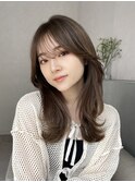【Unami】池田　大人ミディアム『上品な顔まわり×くびれヘア』